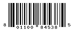 UPC barcode number 8011003845385
