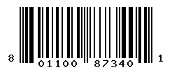 UPC barcode number 8011003873401