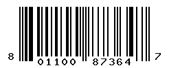 UPC barcode number 8011003873647