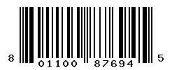 UPC barcode number 8011003876945