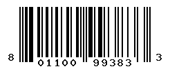 UPC barcode number 8011003993833