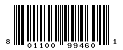 UPC barcode number 8011003994601