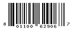 UPC barcode number 801100629067