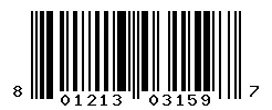 801213031597 barcode