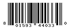 UPC barcode 801593440330