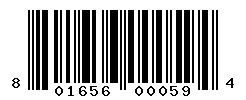 UPC barcode number 801656000594