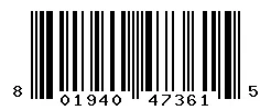 801940473615 barcode