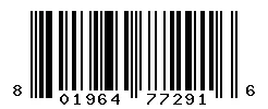 UPC barcode 801964772916