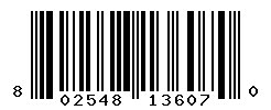 UPC barcode number 802548136070