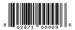 UPC barcode number 8028713000096