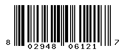 UPC barcode number 802948061217