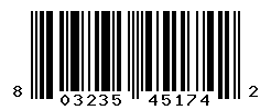 UPC barcode number 803235451742
