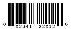 UPC barcode 803341220126