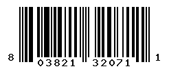 UPC barcode number 803821320711 lookup