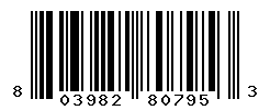 UPC barcode number 803982807953