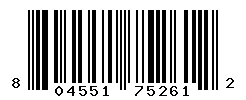 upc 804551752612 barcode image