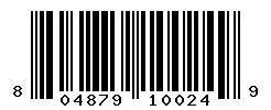 UPC barcode number 804879100249