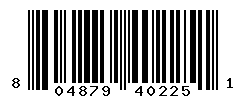 UPC barcode number 804879402251
