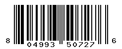 UPC barcode 804993507276