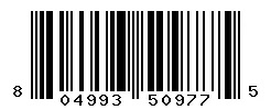 UPC barcode 804993509775
