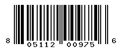 UPC barcode 805112009756