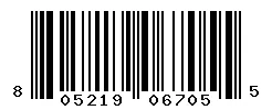 UPC 805219067055 barcode image