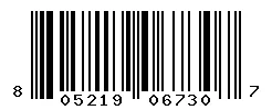 UPC barcode 805219067307
