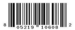 UPC barcode 805219106082