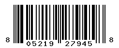 UPC barcode 805219279458