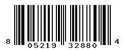 UPC 805219328804 barcode image