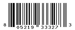 UPC barcode 805219333273