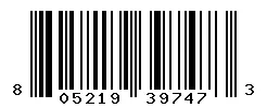 UPC barcode 805219397473