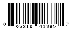 UPC 805219418857 barcode image