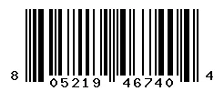 UPC 805219467404 barcode image
