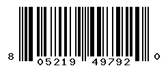 UPC barcode 805219497920
