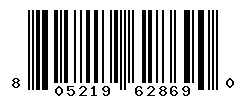UPC barcode 805219628690