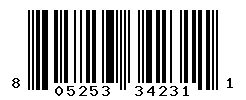 UPC barcode number 8052531342311