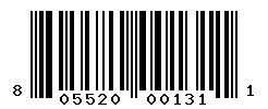 UPC barcode number 805520001311