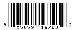 UPC barcode number 8056597167932