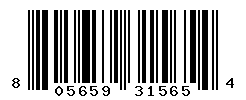 UPC barcode number 8056597315654
