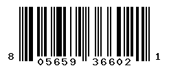 UPC barcode number 8056597366021