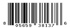 UPC barcode number 8056597381376