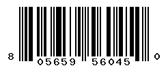 UPC barcode number 8056597560450