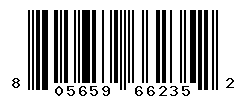 UPC barcode number 8056597662352