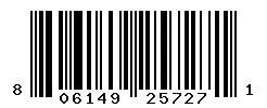 UPC 806149257271 barcode image