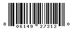 UPC barcode 806149272120