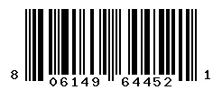 UPC barcode 806149644521