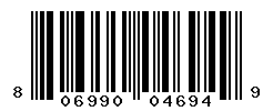 UPC barcode number 806990046949