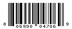 UPC barcode number 806990047069