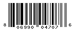 UPC barcode number 806990047076